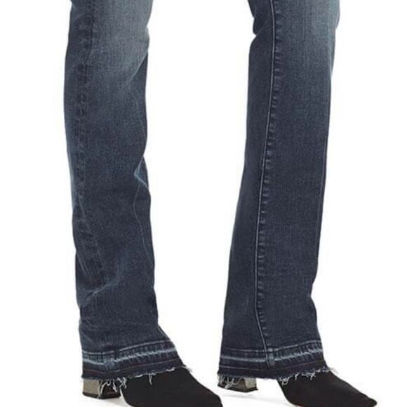 FRAME Denim Le Mini Boot Jethro Released Hem mid rise slim boot fit size 24 BNWT - Picture 6 of 13